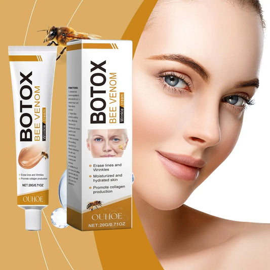 OUHOE Botox Bee Venom Wrinkle Cream – Natural Botox Effect, Anti-Aging & Firming Face Cream (20g)